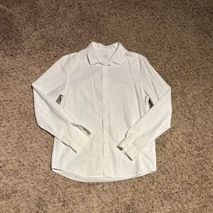 Casual White Button Down